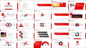 【红色】喜庆简洁实用商务咨询汇报演示模板示例3