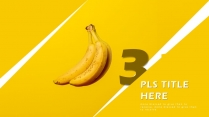 【黄色香蕉】创意欧美简约商务PPT模板示例4