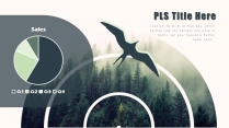 高颜值森林绿飞鸟简约欧美风商务项目PPT模板示例4