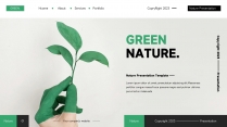 绿色自然清新简约实用模板示例2
