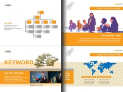 【企业文化】橙色时尚精美企业文化手册模板示例5