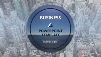 【动态】蓝色创意设计商务工作计划信息图表PPT模板