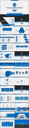 【给力PPT】简约蓝色半立体商务通用模板示例8