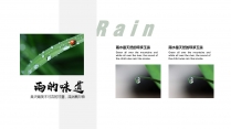 【简约·小清新】夏雨季节小清新 PPT模板示例6