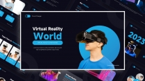 虚拟现实世界主题模板