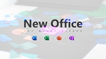 【诚意手作】Office全新图标&多彩磁贴色块模板示例2