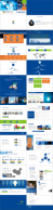 【企业文化】蓝色经典通信工程类杂志画册模板示例4