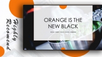 【luxury】Orange清新商务模板示例2