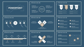设计感创意简约实用商务报告模板示例5