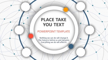 【动态】彩色创意设计商务工作计划信息图表PPT模板