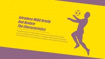 【球迷的名义】紫黄配色体育足球教育培训机构模板示例7