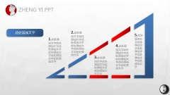 【红蓝双色】多用途PPT模板示例5