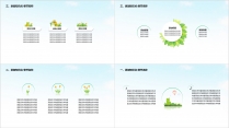 【微动画】绿色清新学校教学教育模板示例4
