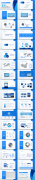 【合集】蓝色多图表现代高端商务模板（含四套）示例3