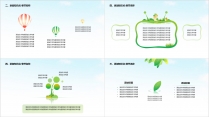 【微动画】绿色清新学校教学教育模板示例5