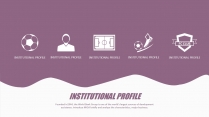 【球迷的名义】紫黄配色体育足球教育培训机构模板示例6