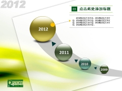 绿色清新—报告/总结/通用类ppt 模版示例5