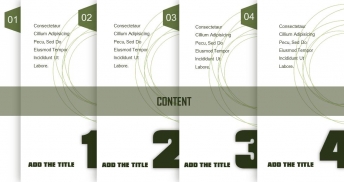 【动态】绿色创意设计商务工作计划信息图表PPT模板示例4