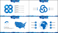 【高大上】蓝色立体多变商务图文混排模板示例6