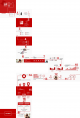 【经典转场】红色跨页时间轴创意商务通用PPT模板示例8