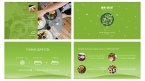 【健康餐·绿色食品】一个好吃的PPT模板示例4