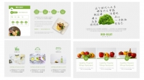 【健康餐·绿色食品】一个好吃的PPT模板示例7