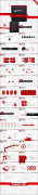 【经典·精致】“简约红色”低面风格品牌模板示例8