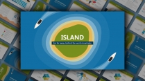ISLAND简洁设计建筑旅游行业商务PPT模板示例2