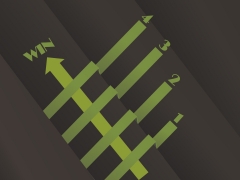 层叠绿·创意动态模板示例4