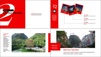 【红运当头】红色实用文化展示杂志风格PPT模板示例5