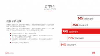 【中文】2016清新商务模板（红+蓝+占位符）示例6