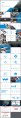 【合集】四套蓝色简约大气商务PPT模板（125页）示例7
