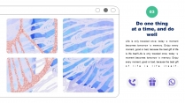 【迷彩创意】蓝紫抽象元素文艺模板示例4