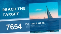 【海洋蓝】高颜值简约欧美风商务项目PPT模板示例7