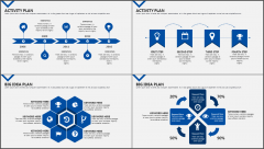 蓝色简约企业品牌推广策划模板示例5
