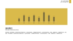 【全中文】【高品质】大气黄灰配色商务模板示例5