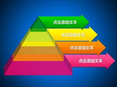 四项金字塔层级关系示例1