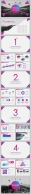 粉蓝撞色-简洁实用-商务总结汇报模板示例8
