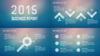IOS风格2015年终总结汇报通用模板【第二期】