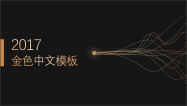 【高贵奢华】全中文金色系模板示例2