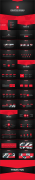 【给力PPT】红与黑简约大气模板第三弹-附配色教程示例8