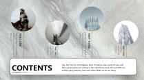 【大理石】贝母质感抽象视觉品牌发布会提案创意模板示例6