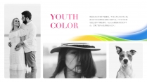 【色彩】炫丽青春色彩商务通用模板示例4