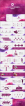 紫色水彩创意排版商务通用PPT模板示例8
