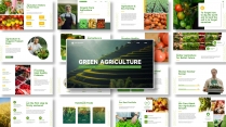 绿色农业简约演示模板示例2