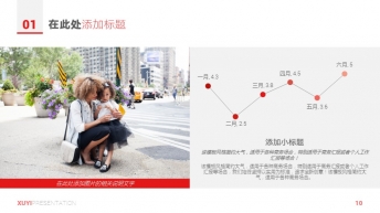 【全中文】2016简约大气商务PPT模板（红+蓝）示例5