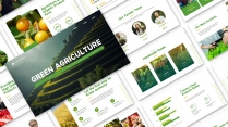 绿色农业简约演示模板示例5