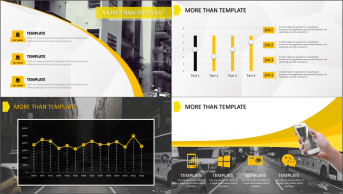 黄黑现代——图文混排商务设计模板示例3