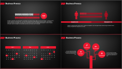 【动画PPT】红黑配企业品牌模板示例6