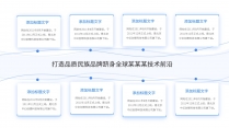 【商务】白蓝扁平化超实用主义通用模板8示例4